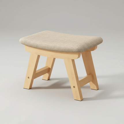 Cloth Small Stool Creative Household Shoe Stool Tea Table Stool Living Room Wood Solid Bench Modern Simple Sofa