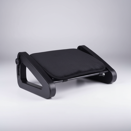 Scalebeard Under Desk Footrest with Massage Surface Ergonomic 6 Height Position Adjustable Foot Stool with Firm Non-Slip Legs