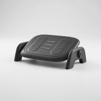 Massaging Footstool With Rollers Desk Footrest Adjustable Foot Rest With Non-slip Foot Pad Ergonomic Massage Foot Stool