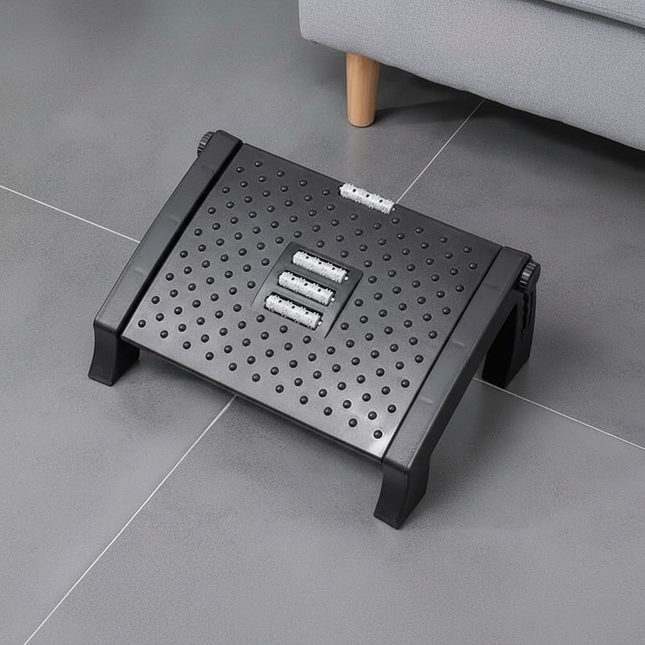 Ottoman Anti-tilting Erlang Legs Six-gear Adjustable Footstool Office Table Foot Pedal