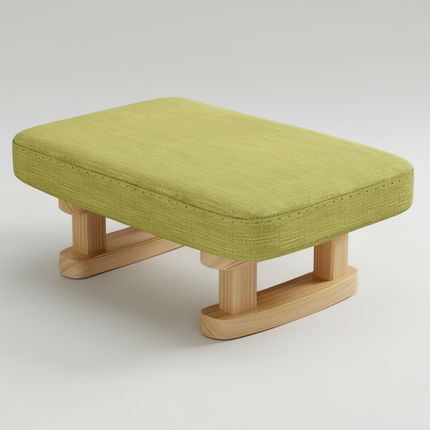 Creative Small Wooden Chair Household Shoe Change Stool Soft Bag Low Stool Office Small Stool Shoe Change Stool Door