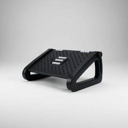 Foot Rest Foot Stool with Roller Massage and 6 Height Settings Comfortable Foot Stool Home Footrest for Under Desk Support