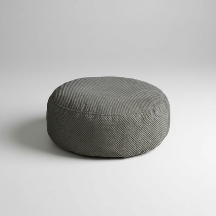 Fabric Removable and Washable Round Floor Futon Seat Pouf Ottoman Foot Rest  Window Living Room Tatami Low Stool Pedal