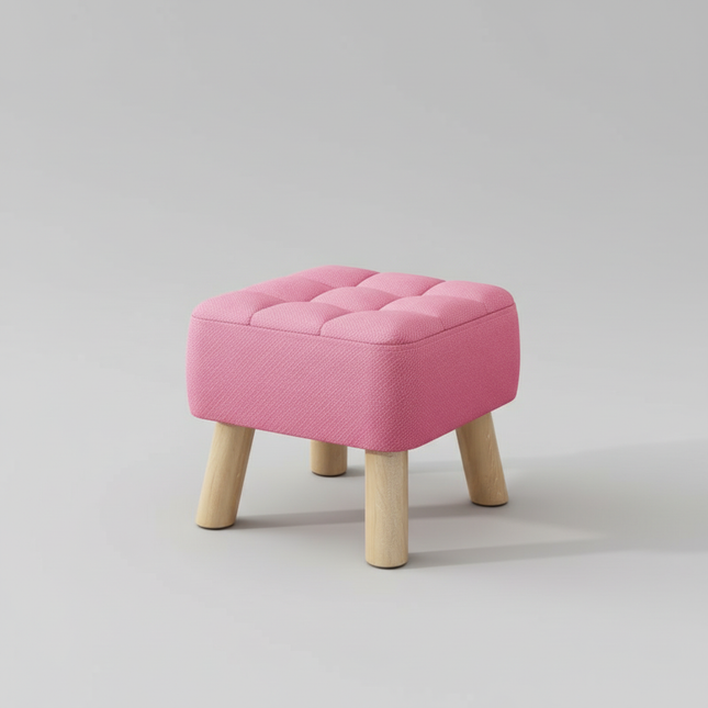 Solid Low Stool For Kids Foot Stool Durable Round Nesting Stools Comfortable And Soft Toddlers Playroom And Daycare House hold