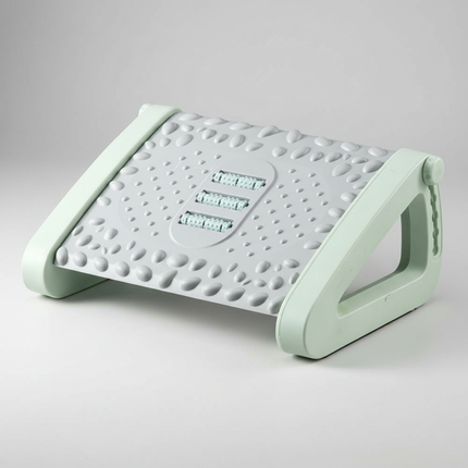 43*32cm Office Stool Footrest With Ergonomic Design Relieve Pressure Improve Comfort Footstool Massage Rollers For Office Space
