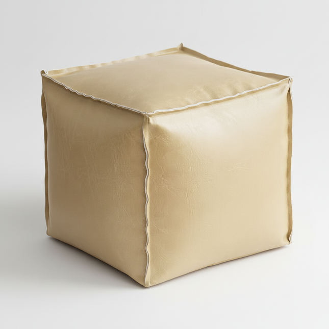 Light luxury leather pier tatami floor storage seat cushion living room household pier pu leather futon seat cushionNo filling m