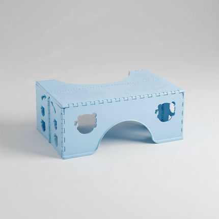 Squatting Toilet Stool Folding Proper Posture Poop Potty Stool Portable Travel Footstep With Anti-Slip Feet Adults Poop