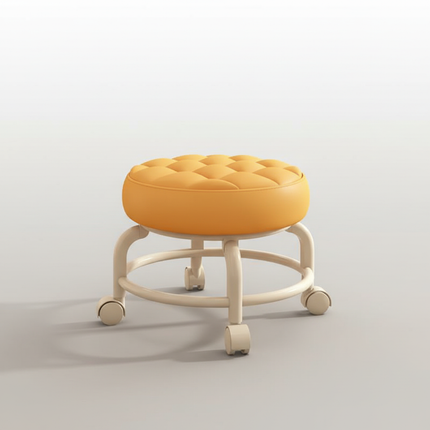 Universal wheel stool household pulley 360 degree rotation children's footstool small round stool