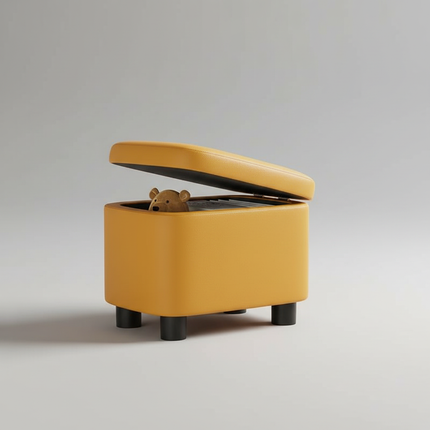 home Furniture Household Low Stool Living Room Coffee Table Sofa Stools Soft Bag Pier Ottoman Footrest With Storage Space Stool