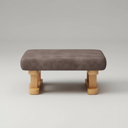 Colorful Small Wooden Stool with Non-Slip Pad Footrest Seat Square Household Living Room Hallway Sofa Tea Stools