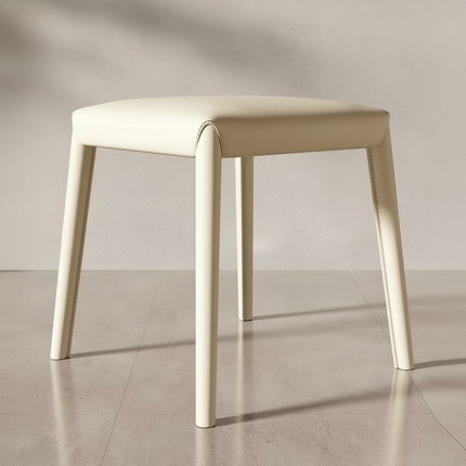 French Footstool Saddle Leather Stool Home Stackable Bench Living Room Small Stools Entrance Porch Shoe Changing Stools