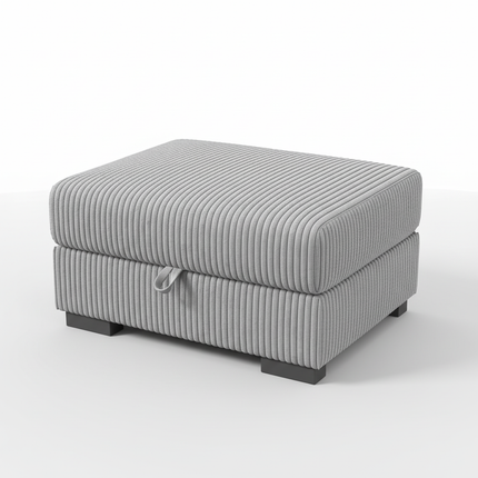 Comanlai Large Storage Ottomans,Modern Footrest with Storage space,Small Stool,Single Seat Sofa Chair,Corduroy Fabric