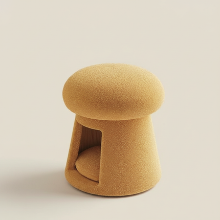 Nordic Living Room Ottomen with Cat Pet Nest Shoes Changing Stool Low Chair Bench Footrest for Hallway Entrance Decor Furniture