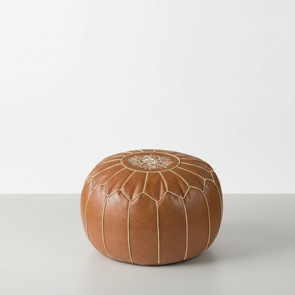 Unstuffed Pouf Cover under Desk Bedroom Decor Foot Rest Cover Large Embroider Craft Foot Rest Patio Seat Cover Footstool Cover