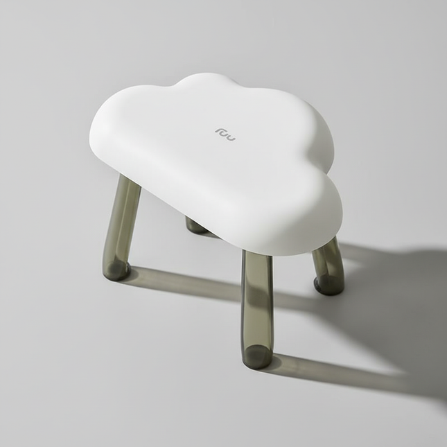 Bathroom Cloud Stool Plastic Transparent Toilet Non-slip Household Low Chair Step Foot Pad Step Bath Small Board