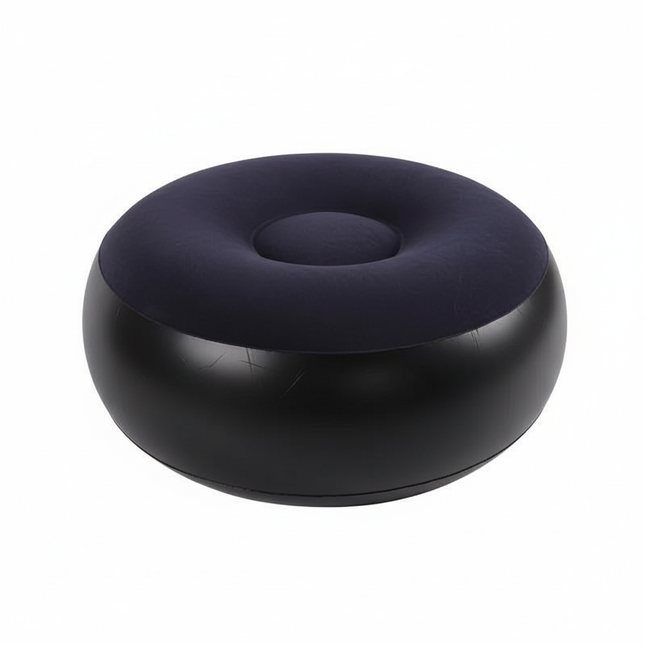 Camping Chair Inflatable Flocking Stool Portable Outdoor Camping Chair Inflatable Flocking Stool Footrest for Home Office Travel