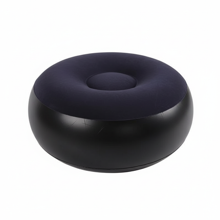 Camping Chair Inflatable Flocking Stool Portable Outdoor Camping Chair Inflatable Flocking Stool Footrest for Home Office Travel