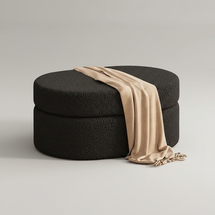 Home Furniture Stool Creative Storage Boxes Lamb Cashmere Hallway Bench Advanced Foot Seat Multifunctional Shoe Changing Stool