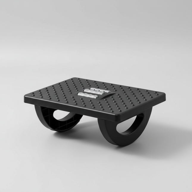 Portability with Massage Rollers Foot Rest 180 Degree Swing Ergonomic Foot Stool Office Foot Rest Under Desk