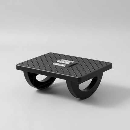 Portability with Massage Rollers Foot Rest 180 Degree Swing Ergonomic Foot Stool Office Foot Rest Under Desk