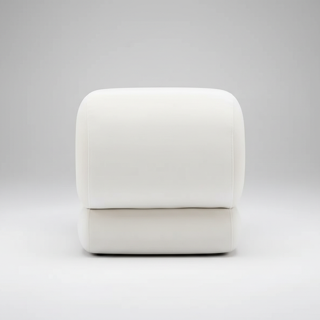 Modern Foot Stool Ottoman, S-Shaped Velvet Vanity Stool, Upholstered Sofa Footrest Extra Seating Pouf for Bedroom