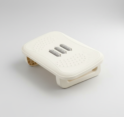 Portability Foot Rest Under Desk Footrest Ergonomic Foot Stool with Massage Rollers Foot Rest for Home Office Work Fast Ship