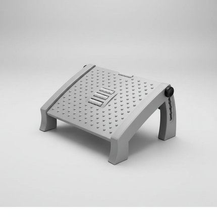 Office Footrest Ergonomic Plastic Stool Foot Massage Stool Adjustable Step and Pad Footrest