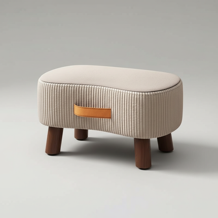 Potable Small Wood Chair Household Shoe Changing Stool Sofa Living Room Foot Rest Stool Tea Table Children Bathroom Footstool