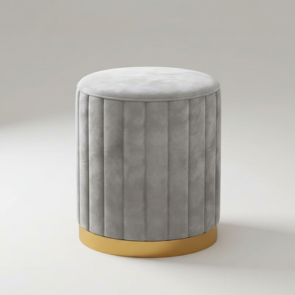 Fashion Storage Stool, Shoe Changing Stool, Makeup Stool, Bedroom Dressing Table Round Stool, New Round Stool with Storage Space