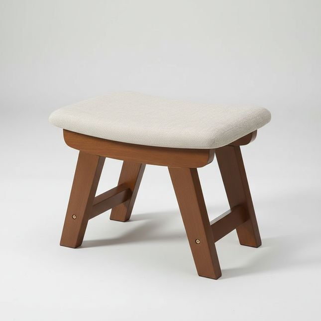 Cloth Small Stool Creative Household Shoe Stool Tea Table Stool Living Room Wood Solid Bench Modern Simple Sofa
