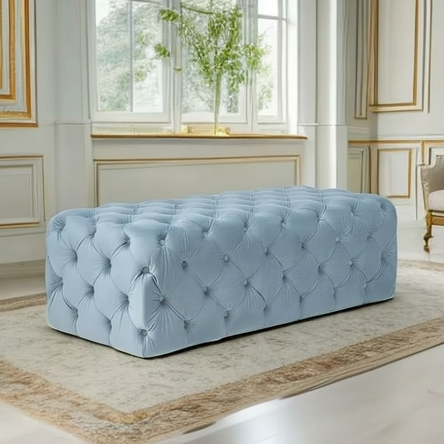 Nordic Multi-color Velvet Stools Living Room Furniture Resting Ottomans Home Entrance Bench Bedroom Bed End Shoe Changing Stool