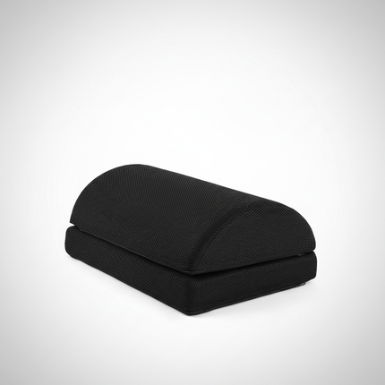 2 Heights Adjustable Foot Rest Under Desk, Soft Memory Foam Footrest Under Desk  for Foot Rest At Work, Home, Airplane, Travel