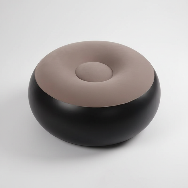 Camping Chair Inflatable Flocking Stool Portable Outdoor Camping Chair Inflatable Flocking Stool Footrest for Home Office Travel