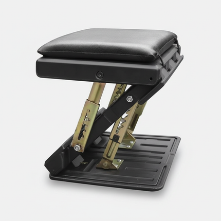 Adjustable Footrest 4-Level Height Removable Pad Ergonomic Design Universal Car Home Office Travel Portable Anti-Slip Footstool