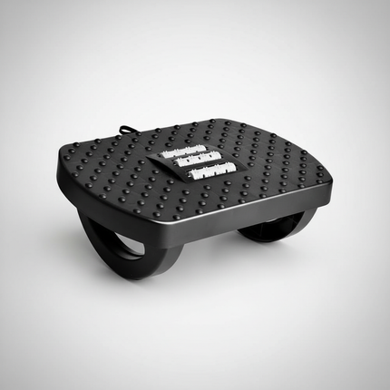 Portable Home Office Footstool Ergonomic Under Desk Footrest Foot Stool With Swing Massage Rollers Relieve Waist Legs Fatigue