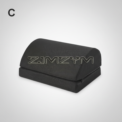 2 Heights Adjustable Foot Rest Under Desk, Soft Memory Foam Footrest Under Desk  for Foot Rest At Work, Home, Airplane, Travel