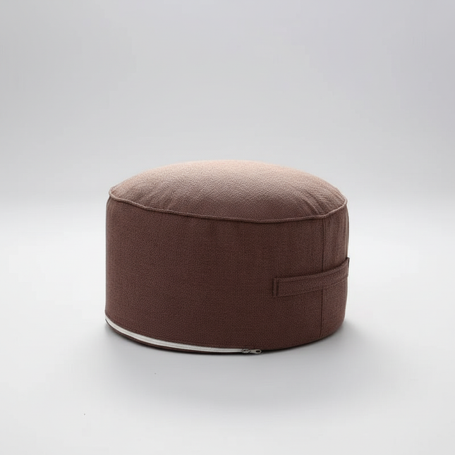 Tea Ceremony Floor Poufs With Fillings Cotton Linen Tatami Footstool Ottoman Thicken Meditation Cushion Yoga Round Cushion Futon