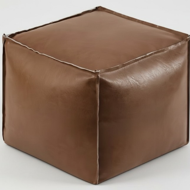 Light luxury leather pier tatami floor storage seat cushion living room household pier pu leather futon seat cushionNo filling m