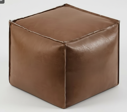 Light luxury leather pier tatami floor storage seat cushion living room household pier pu leather futon seat cushionNo filling m