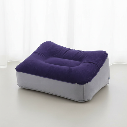 Inflatable Soft Footrest Pillow PVC Inflatable Foot Rest Pillow Cushion Air Travel Office Home Leg Up Relaxing Feet Almohada