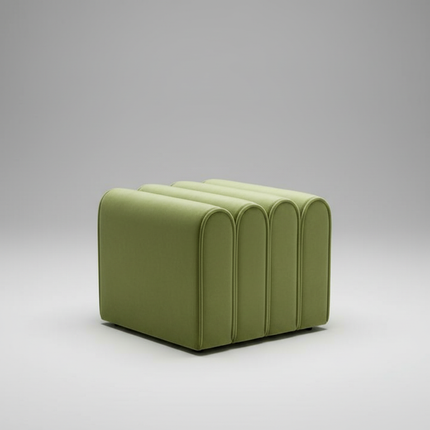 Shoe Change Stool for Living Room Fitting Room Bedroom Fashion Designer Sofa Foot Stool Frame Bed End Stool  Flannel + Wood