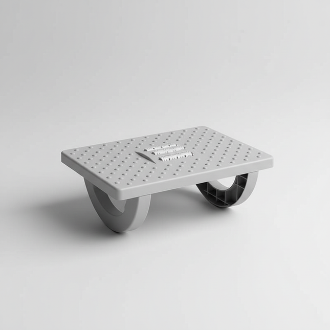 1pc Stepping Foot Stool, Under Table Massage Foot Pedal, Relieve Fatigue And Massage Fatigue Feet, Suitable For Office Or Desk