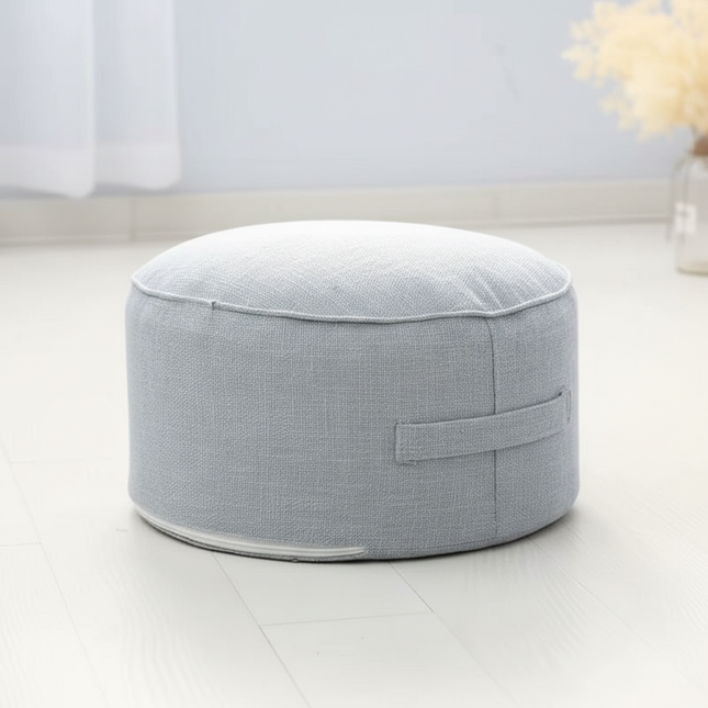 Tea Ceremony Floor Poufs With Fillings Cotton Linen Tatami Footstool Ottoman Thicken Meditation Cushion Yoga Round Cushion Futon