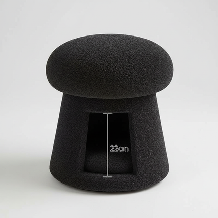 Nordic Living Room Ottomen with Cat Pet Nest Shoes Changing Stool Low Chair Bench Footrest for Hallway Entrance Decor Furniture