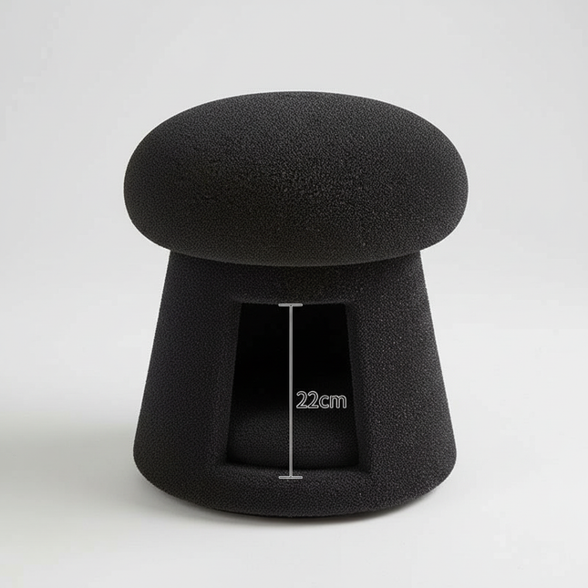 Nordic Living Room Ottomen with Cat Pet Nest Shoes Changing Stool Low Chair Bench Footrest for Hallway Entrance Decor Furniture