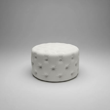 60cm Nordic Velvet Stool Round Pouf Ottoman Vintage Makeup Stool Living Room Footrest Soft Bedroom Bench Shoe Changing Stool