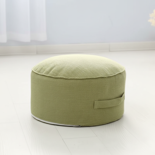 Tea Ceremony Floor Poufs With Fillings Cotton Linen Tatami Footstool Ottoman Thicken Meditation Cushion Yoga Round Cushion Futon