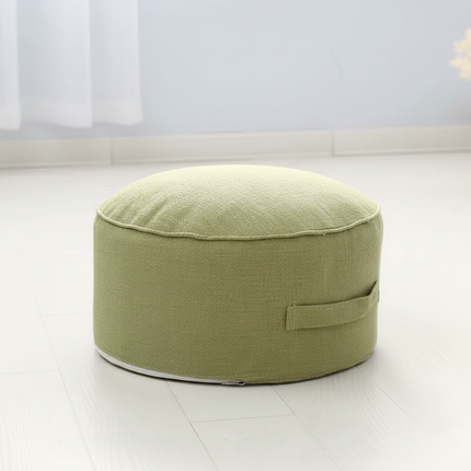 Tea Ceremony Floor Poufs With Fillings Cotton Linen Tatami Footstool Ottoman Thicken Meditation Cushion Yoga Round Cushion Futon