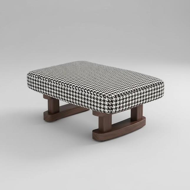 Colorful Small Wooden Stool with Non-Slip Pad Footrest Seat Square Household Living Room Hallway Sofa Tea Stools