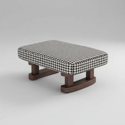 Colorful Small Wooden Stool with Non-Slip Pad Footrest Seat Square Household Living Room Hallway Sofa Tea Stools